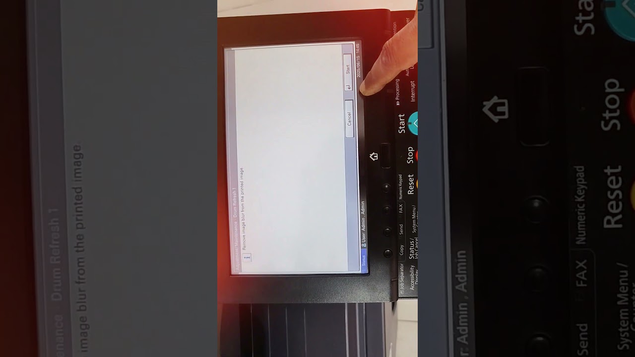 How to drum refresh in kyocera taskalfa 3212i/ taskalfa 4012i copier printer & phototcopy machine