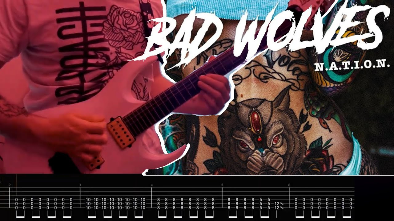 [Bad Wolves]- Killing Me Slowly Guitar Cover + Screen Tabs