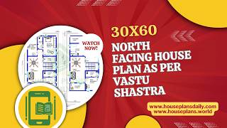 30x60 North Facing House Plan as per Vastu Shastra #NorthHousePlan #VastuHousePlan #30x60HousePlan