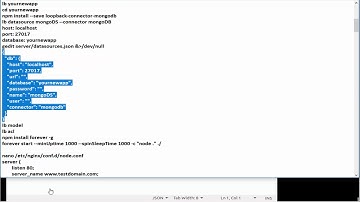 How To install LoopBack - Node.js framework with Mongodb Nginx On Ubuntu 18.04 LTS