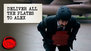 Deliver all the plates to Alex | Full Task | Taskmaster