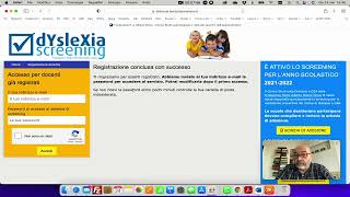 Dyslexia Screening - Registrazione e primo accesso - Tutorial 1/2