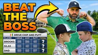 COMPETITION READY?!? Can The Kids Beat Dad at Drive Chip & Putt?