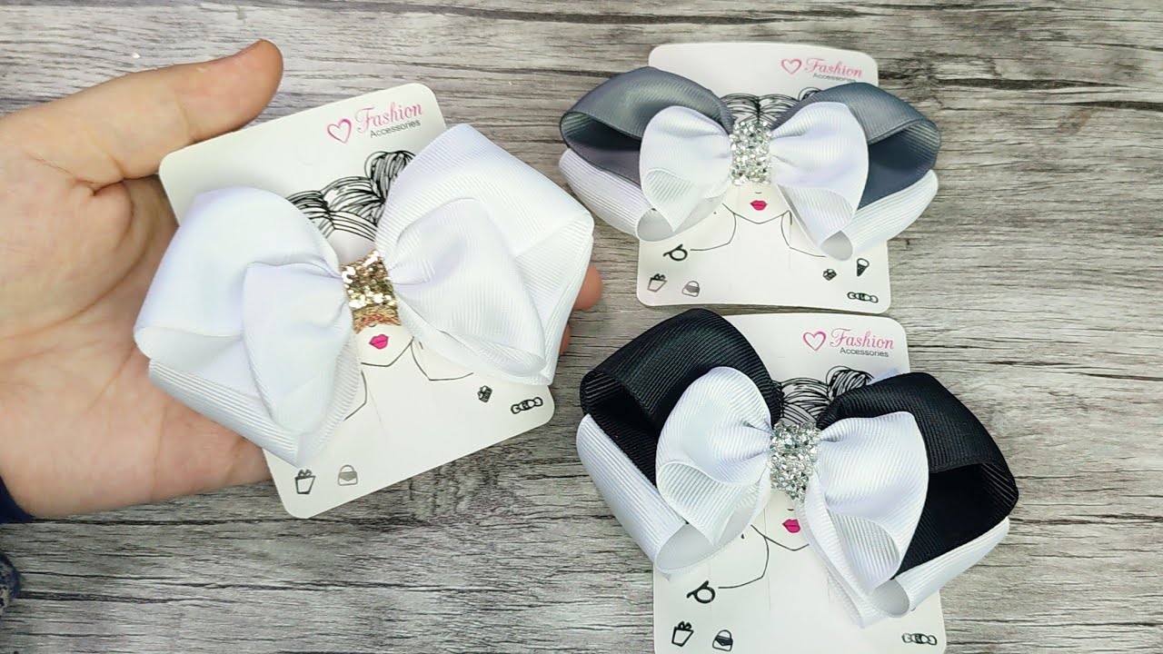 فيونكه بشكل جديد باسهل طريقه وبأقل من متر ستان#اشغال_يدويه #مشروع_مربح