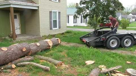 Urban logging with log arch