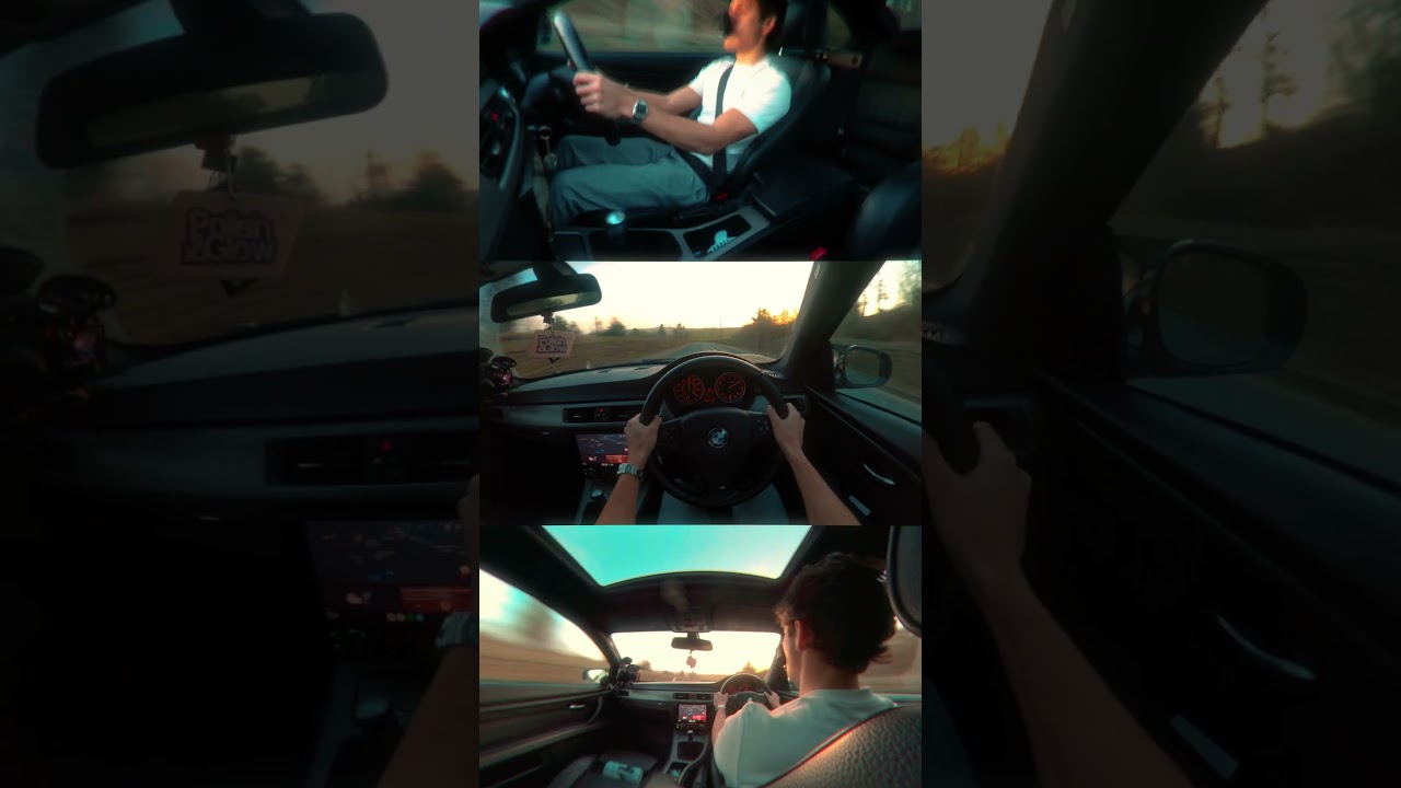 Chasing the sunset in my straight six E92 #BMW330i #M3