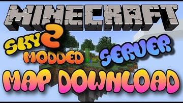 Minecraft: Xbox 360/One/PS3/PS4/Wii U - MODDED SKYBLOCK 2 SERVER MAP W/DOWNLOAD