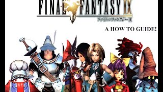 Final Fantasy 9 - A How to Guide to Cheating (FF9 PC Steam Version)