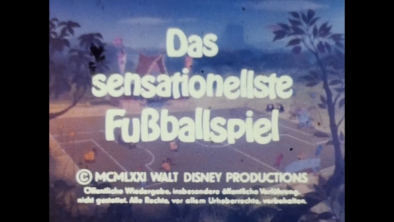 Das Sensationellste Fussballspiel Super8Sound Piccolo Film