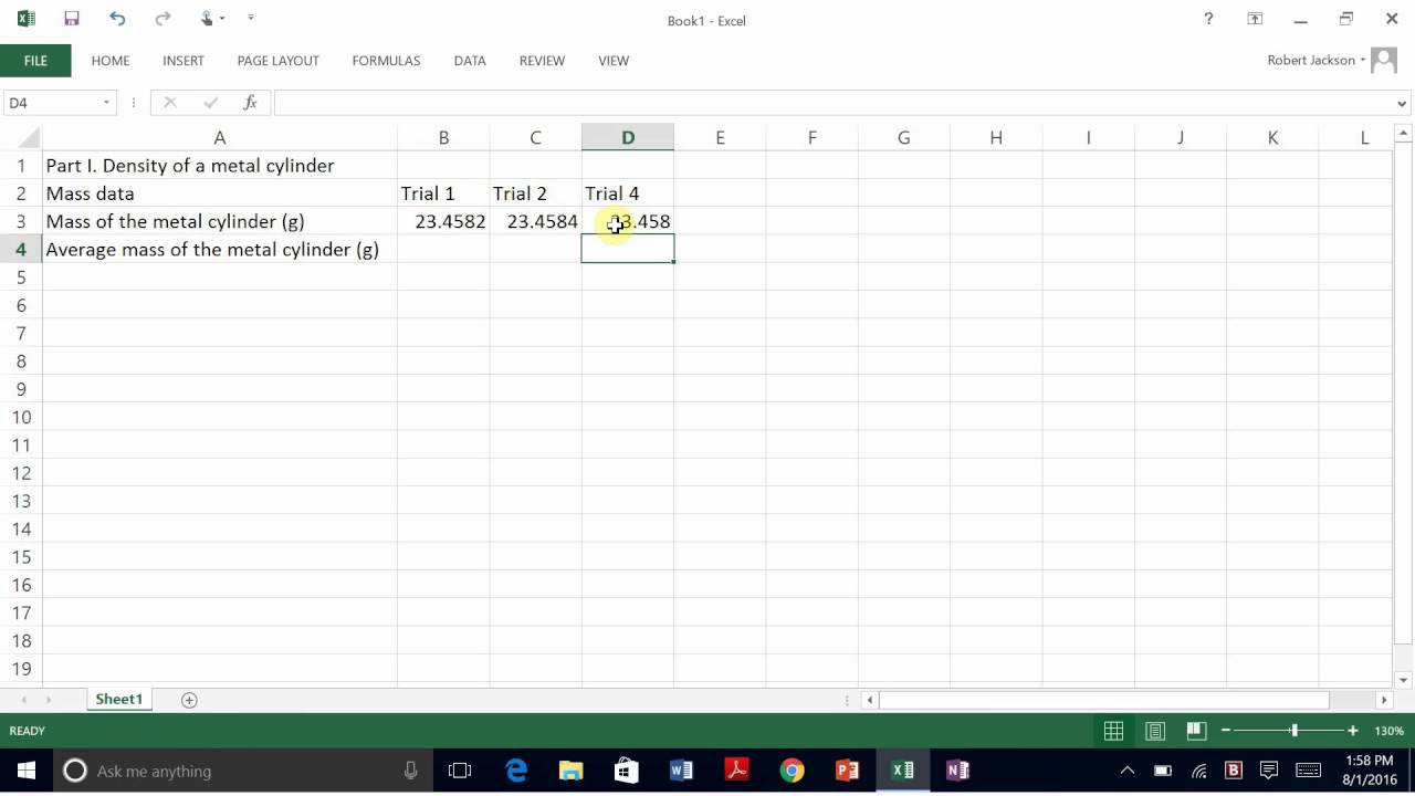 Excel tutorial 1: Data entry and basic formatting - YouTube