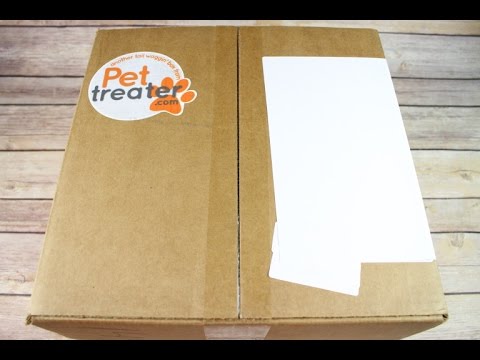 Pet Treater Box October 2016 Review Unboxing + Coupons – Free Pet Bed