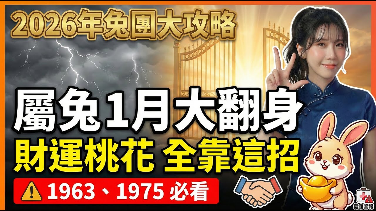 屬兔注意！2026年