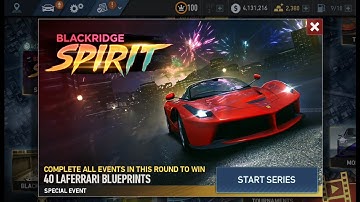 BlackRidge Spirit - LAFERRARI BluePrints - NFS No Limits Day 1
