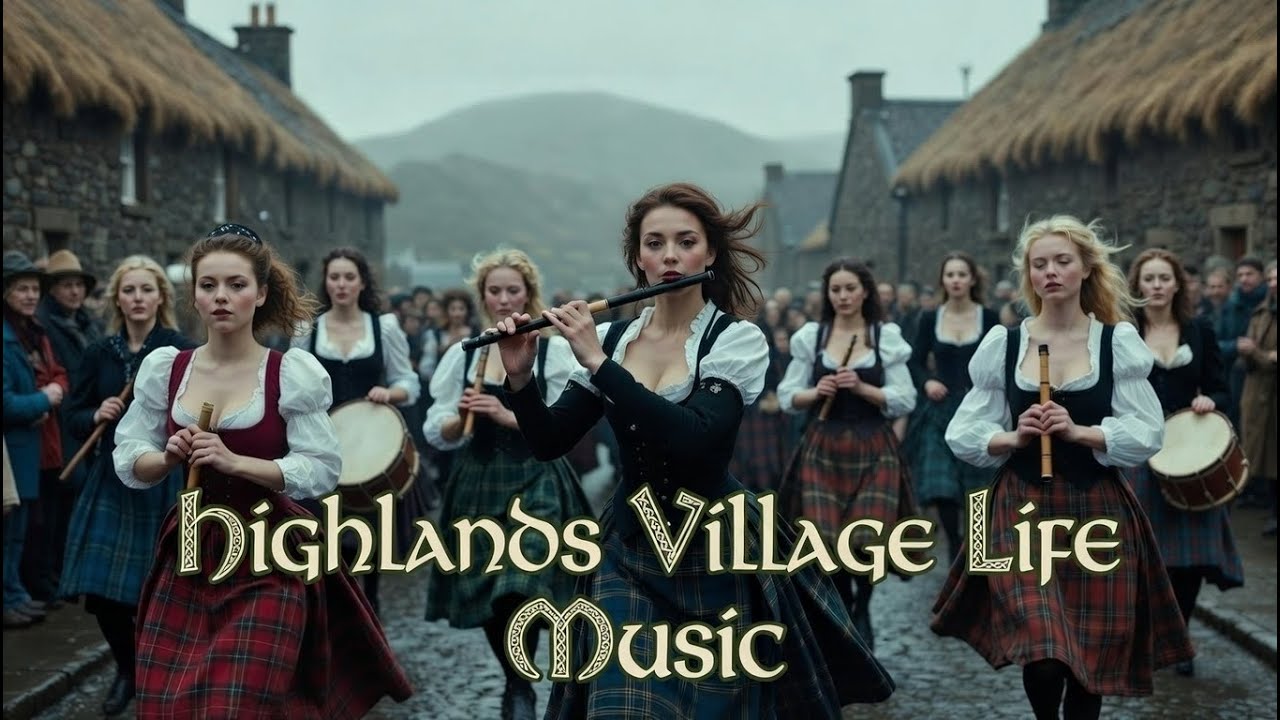 Celtic Village Life 🌿 | Cultural Heritage Folk Music – Sailing in the Highlands
