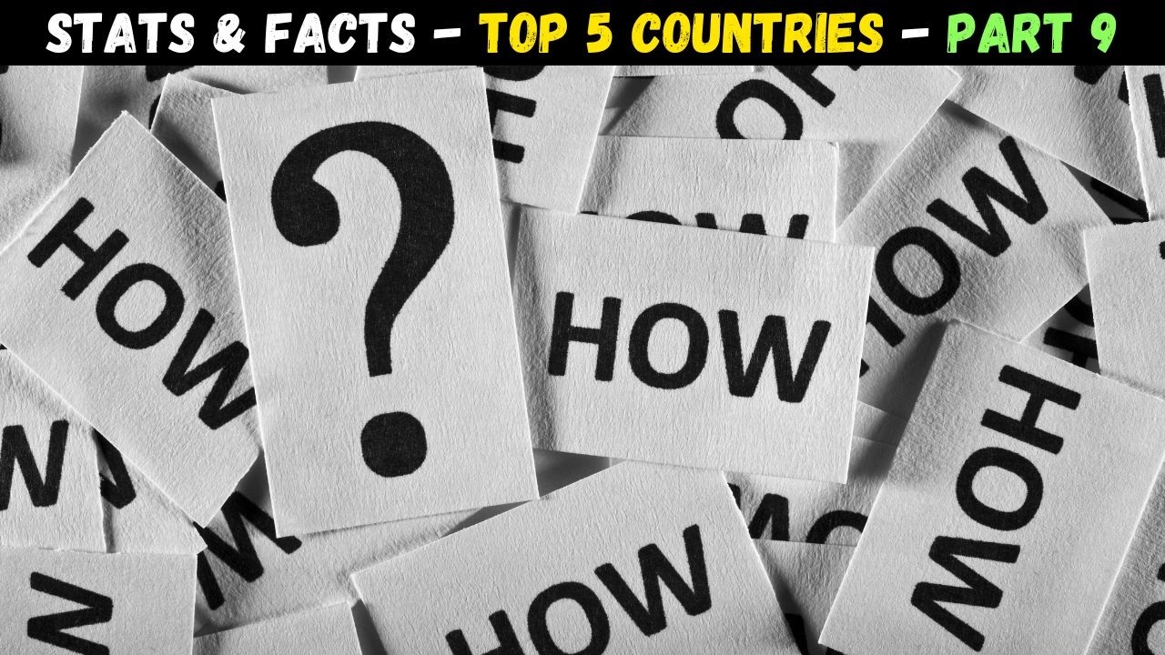 【Do You Know The World Top 5 Countries?】😎🚸#9