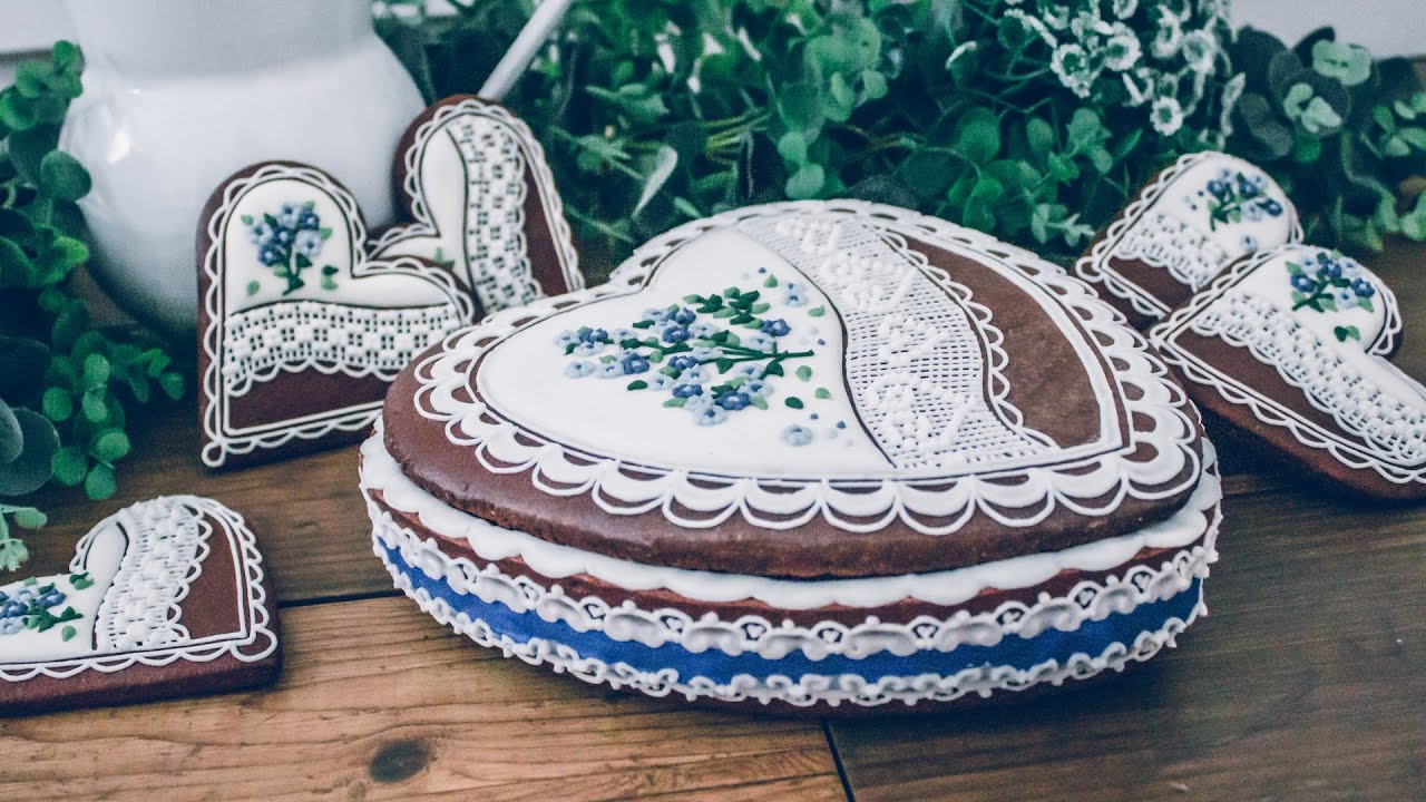 Pomněnková perníková kazeta