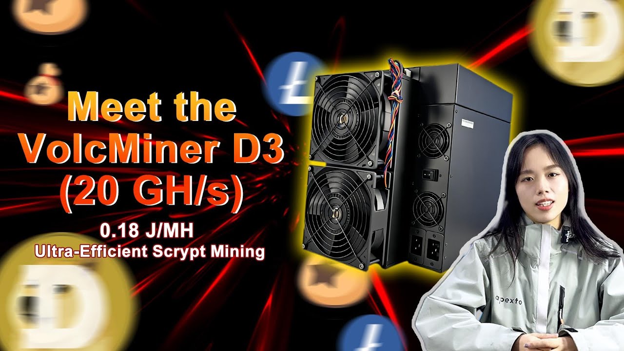 Распаковка и полное тестирование VolcMiner D3, майнер Scrypt на 20 GHs для LTC и DOGE.