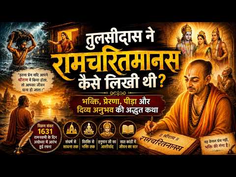 तुलसीदास ने रामचरितमानस कैसे लिखी? | सच्ची कहानी, भक्ति, तपस्या और दिव्य प्रेरणा | Ramcharitmanas