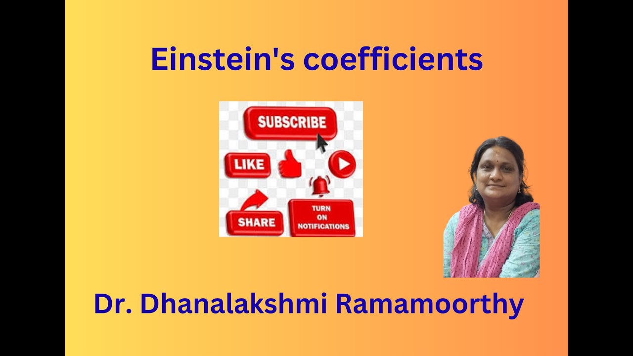 #####  Einstein coefficients####