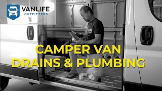 Camper Van Drains and Grey Tank Plumbing Overview