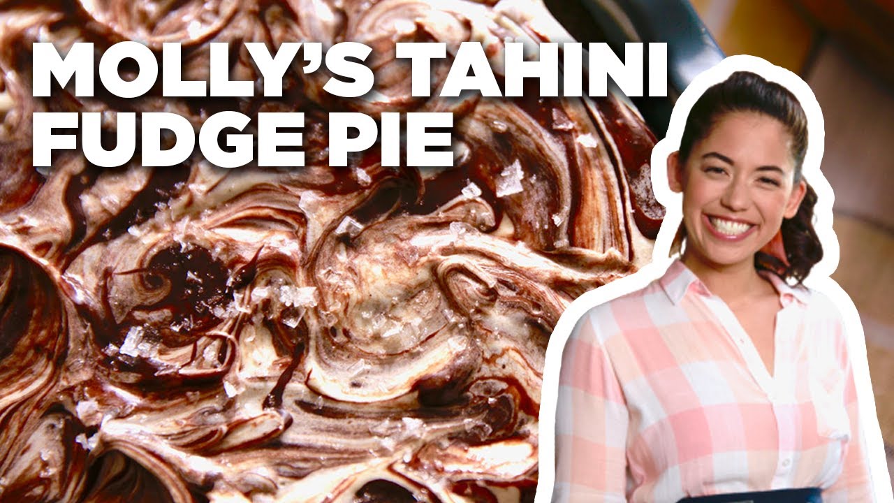 Molly Yeh's Tahini Fudge Pie Girl Meets Farm Food Network YouTube