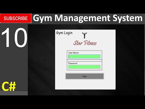 10. Gym Management System - Login and Logout (Design and Coding)