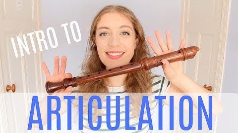 Intro to ARTICULATION/tongue! | Team Recorder