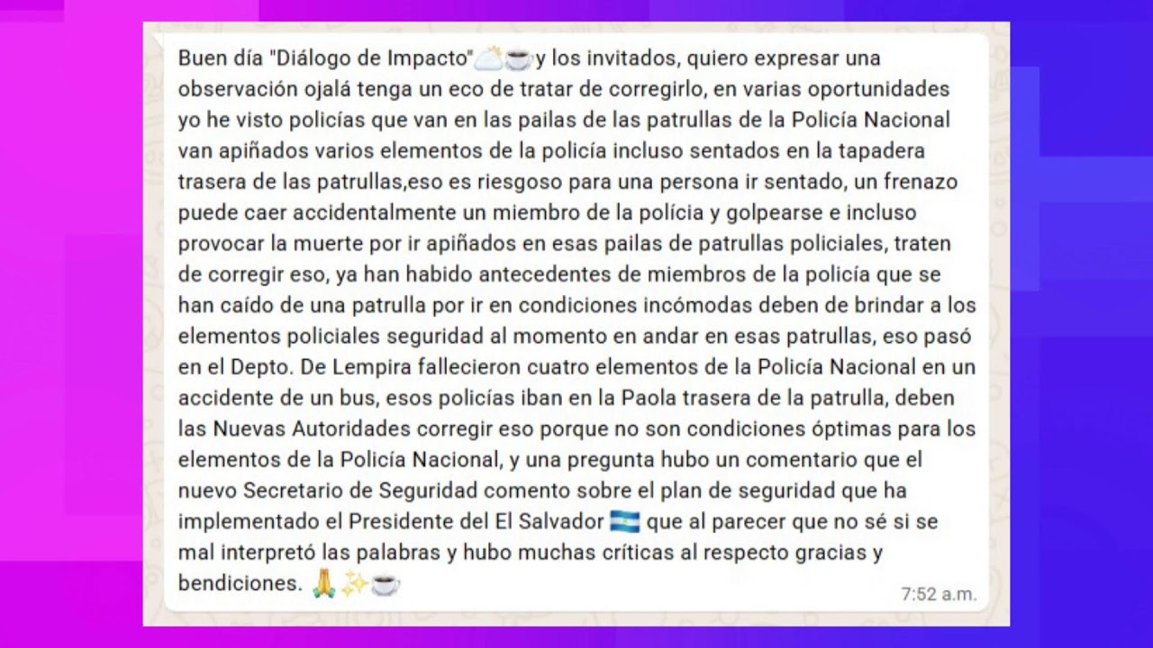 Dialogo de Impacto -Jueves 26 de Febrero