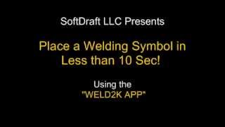 Weld2K Plugin for AutoCAD: How To Add Weld Symbols In 10 Seconds screenshot 3