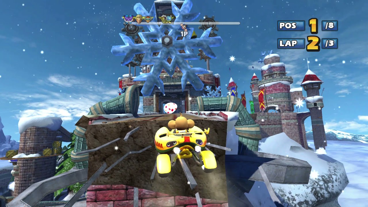 AIAI Rampart Road 3 Laps Expert. Sonic & SEGA All Stars Racing. PC 2021!