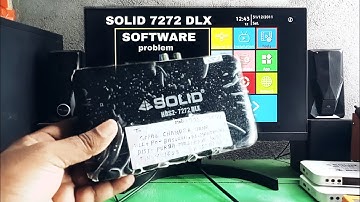 SOLID 7272 DLX FREE DISH BOX SOFTWARE PROBLEM AND GX6605S CARD REPAIR @alokelectronic2371