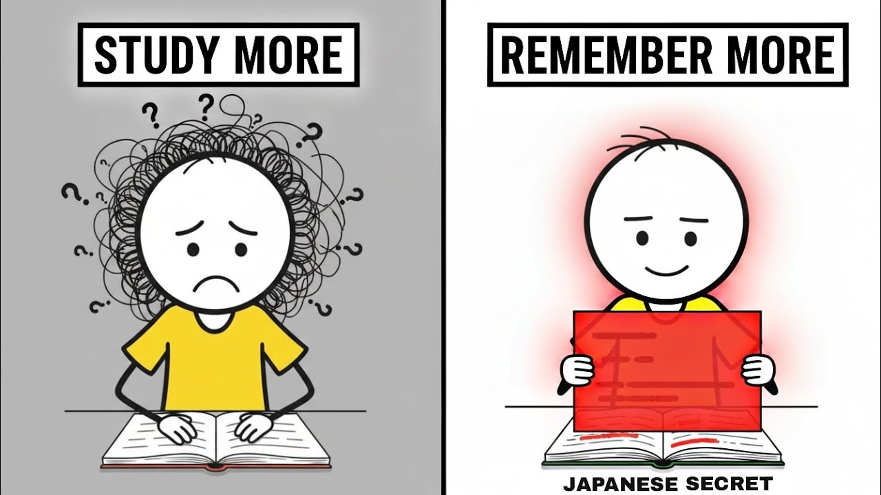 Why Japanese STUDENTS Use Red Plastic Sheet to Study | PSYCHOLOGY Trick 