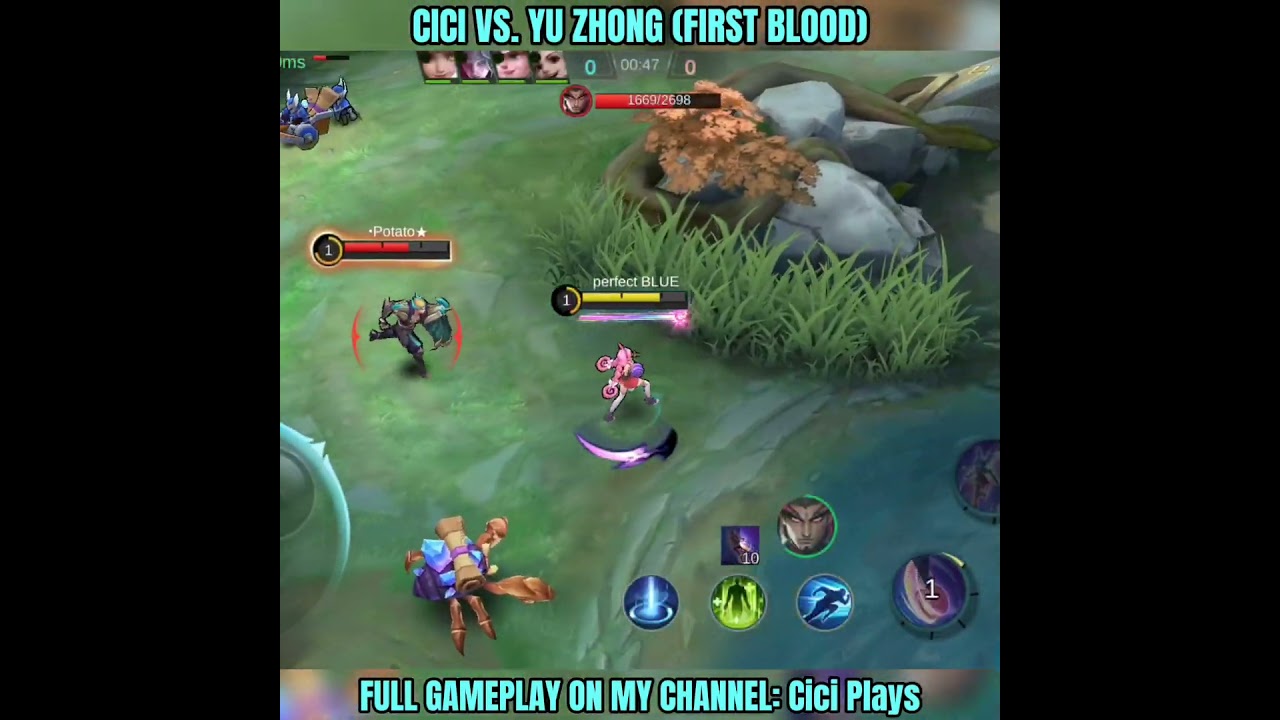 CICI против Юй Чжуна (Первая кровь) -MLBB🔥 