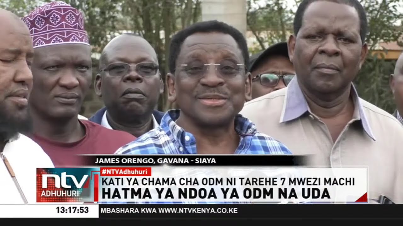 Gavana Orengo asema makubaliano kati ya ODM na UDA yatamalizika tarehe 7 mwezi Machi