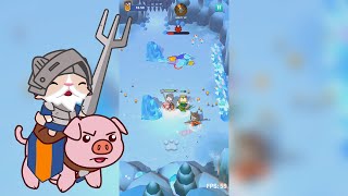 Catopia: Rush Ice World (Beta) Gameplay - Sir Bran and Penguin Boss screenshot 4