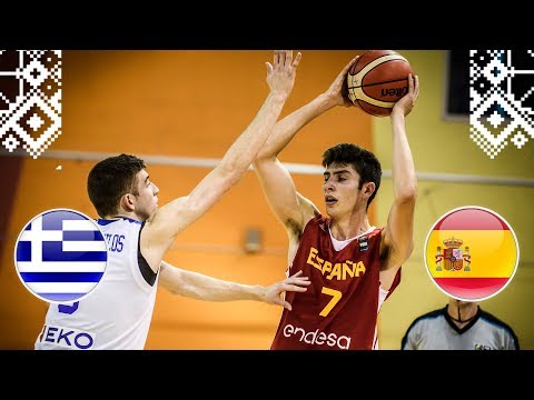 Greece v Spain - Full Game - Class 9-16 - FIBA U18 European Championship 2018