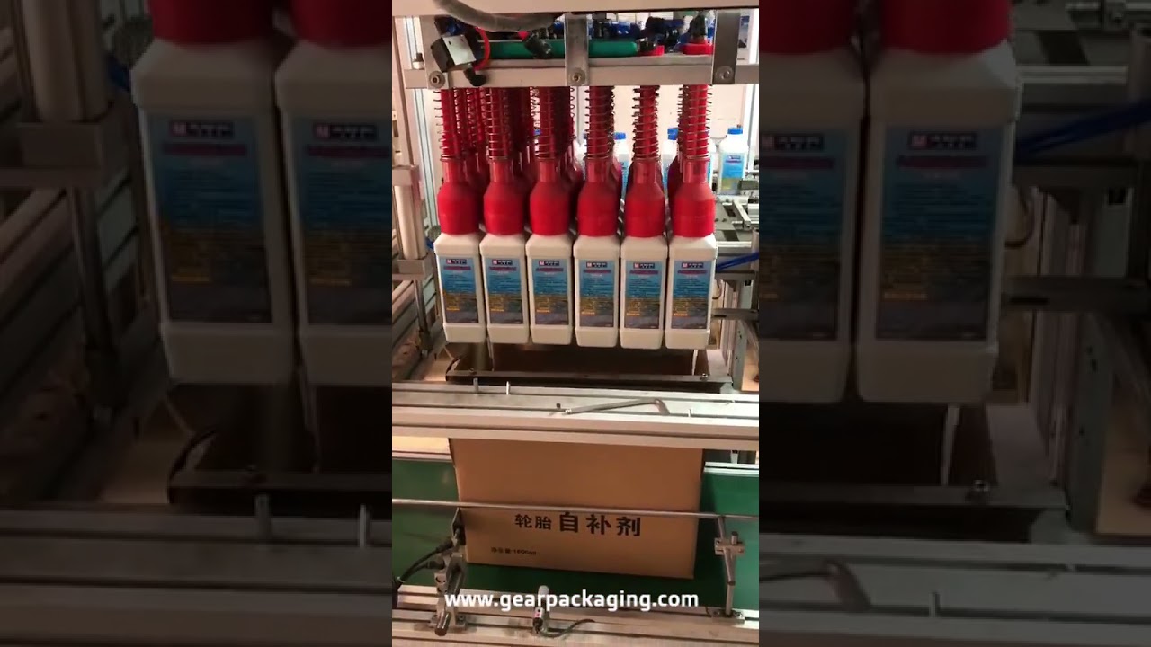 Milk brick square bottle robot hand cartoning machine automatic bottle encasing line