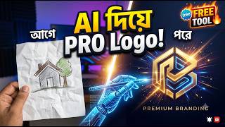 AI দিয়ে Professional Business Logo বানান 🔥 No Photoshop Needed!