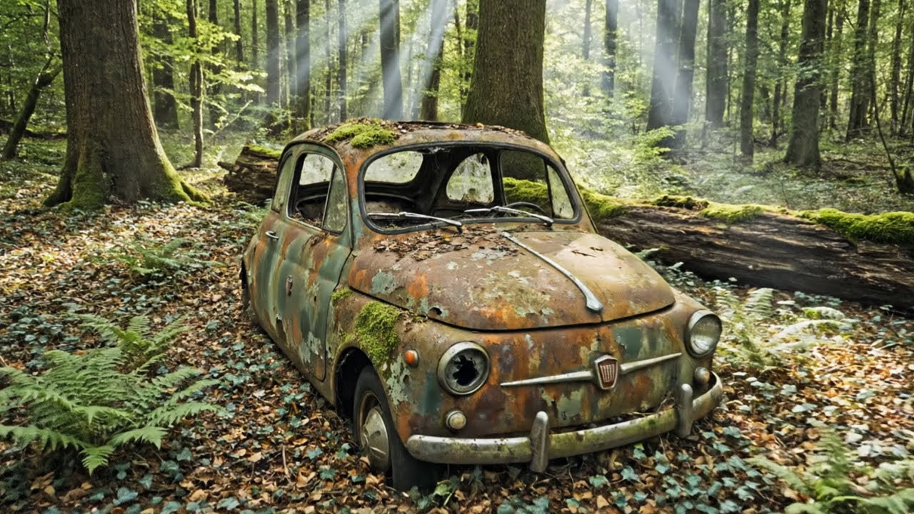 🔥 The Abandoned 1955 Fiat 600 Restored to BRAND NEW — Most Satisfying Car Resurrection Ever