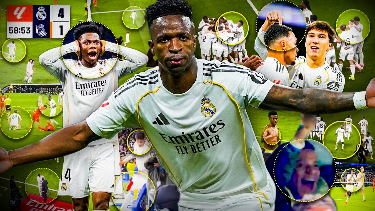 Lo que NO SE VIO de la EXHIBICIÓN del Real Madrid 4-1 Real Sociedad