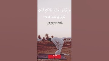 حفظ ومذاكرة الآية ٢٣٨ و ٢٣٩ من سورة البقرة صفحة ٣٩ من القرآن الكريم