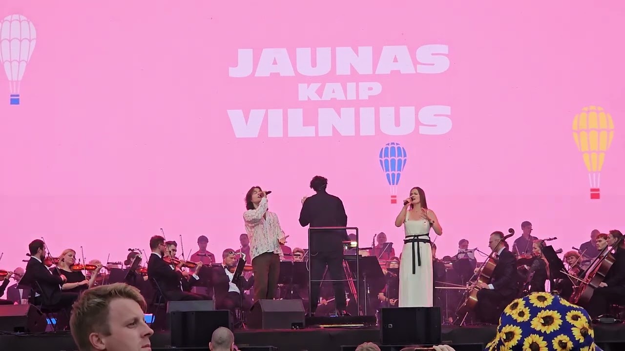 Jurga Šeduikytė ir Gamka bei LNOBT orkestras - Baltas paukštis. Jaunas kaip Vilnius. Vilnius, 2024