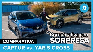 Renault Captur e-Tech vs Toyota Yaris Cross 2022 | SUV híbridos | Comparativa en español
