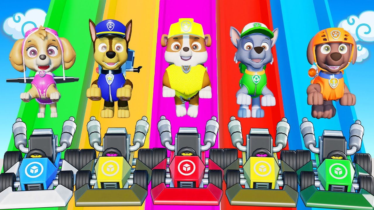 PAW Patrol Adivinhe a Chave Certa Desafio de Escape Room Vaca Elefante Gorila Hipopótamo Tigre