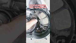 #cara mengatasi gigi pinion statere yg retak #vidioshort #adhe motor channel