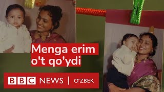 Менга сепим сабаб ўз эрим ўт қўйди, аммо мен барибир гўзалман - BBC News O'zbekiston Hindiston India