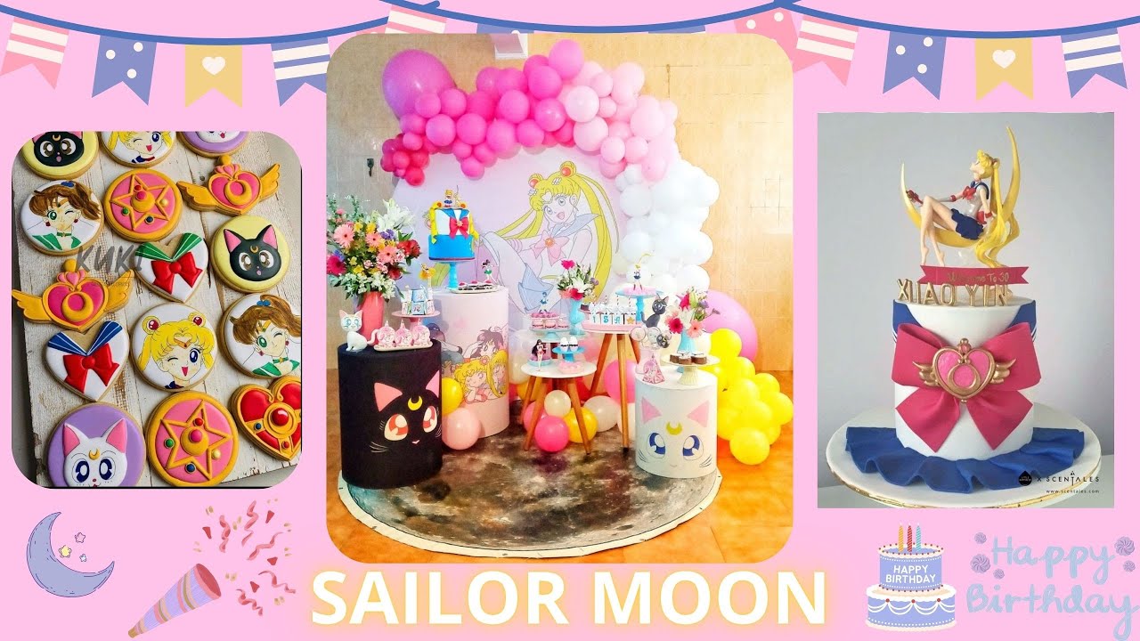 FIESTA DE SAILOR MOON|PARTY BIRTHDAY|DECORACION|GLOBOS 2026|IDEAS CUMPLEAÑOS|NIÑAS|MESA DE DULCES