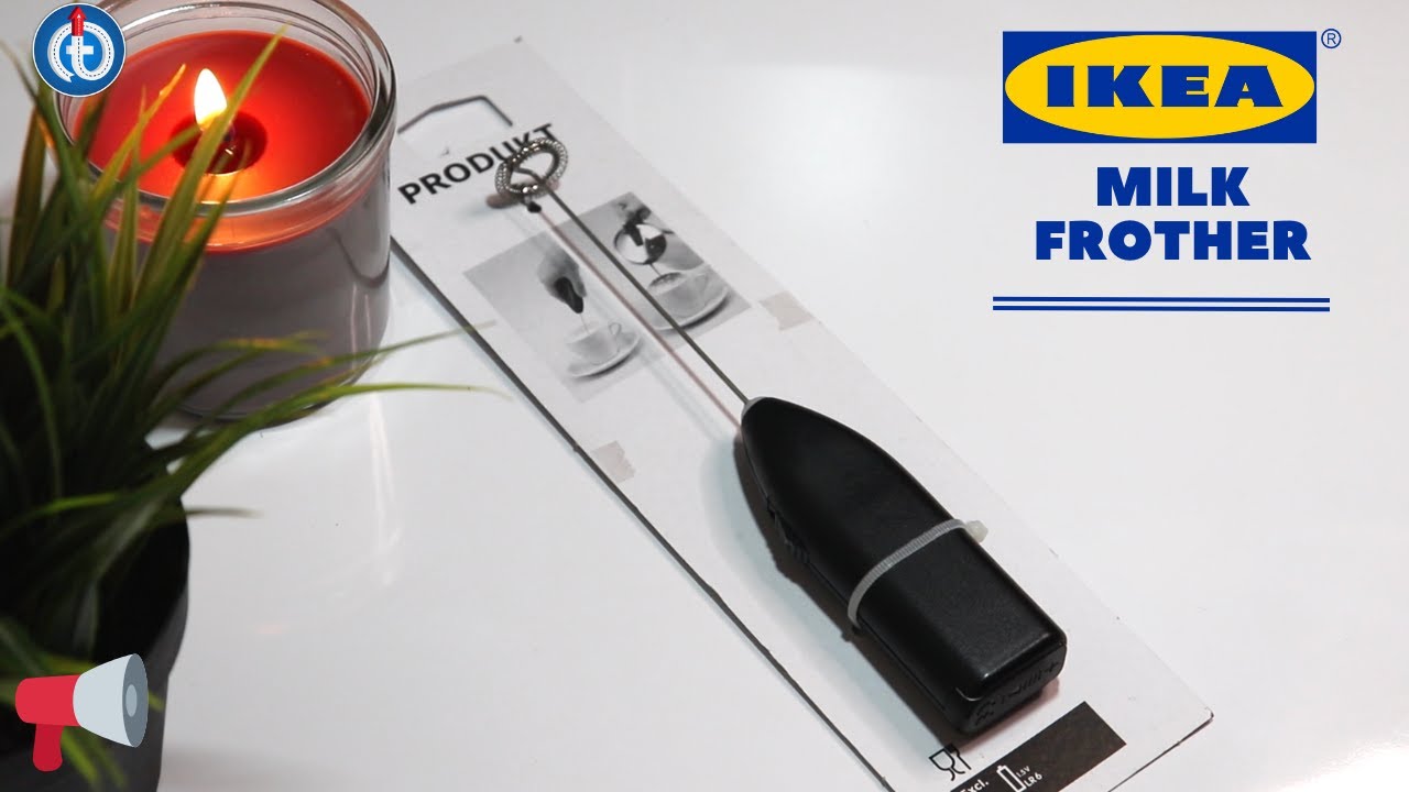 IKEA Milk Frother Working Procedure & Battery Installation - YouTube