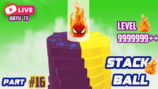 STACK BALL 3D GAME LIVE PART 16