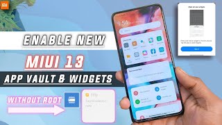 Official MIUI 13 Enable New App Vault And New Widget Without ROOT | MIUI 13 Widget screenshot 4